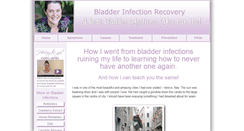 Desktop Screenshot of bladder-infection-recovery.com